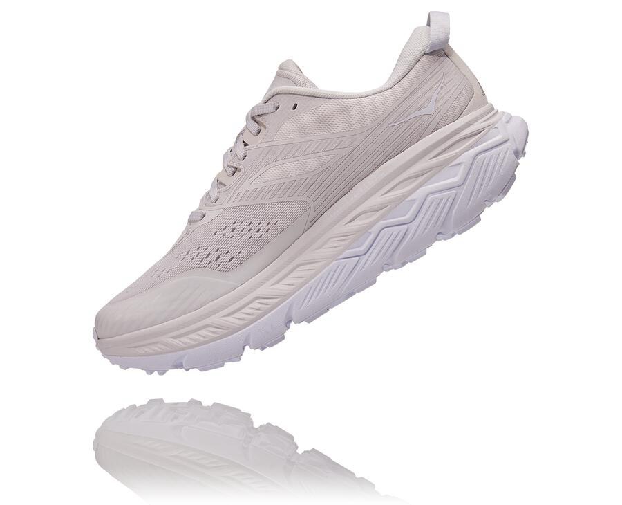 Tenis Hoka One One Trail Hombre Blancos - Stinson Atr 6 - YSTQ25913